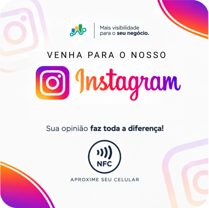 Placa Instagram NeuroTap
